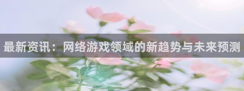 辉达娱乐登陆测速：最新资讯：网络游戏领域的新趋势与未来预测
