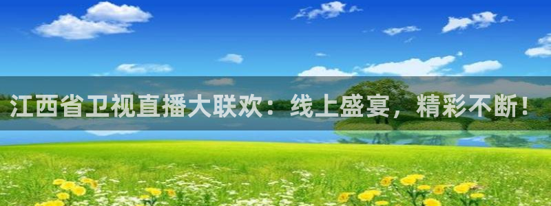 小九直播体育直播平台：江西省卫视直播大联欢：线上盛宴，精彩不断！